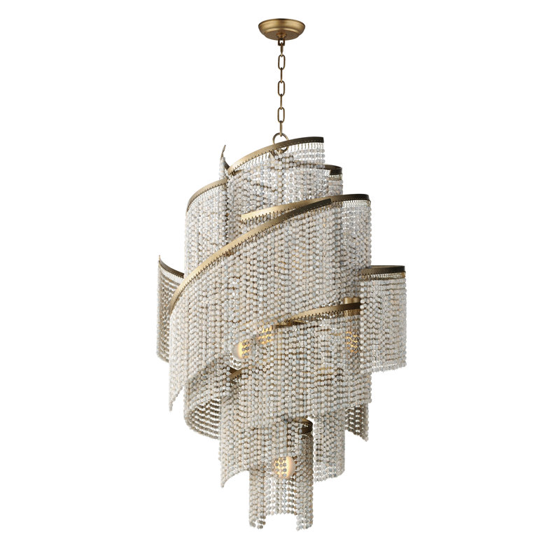 Ilowell 7 - Light Steel Dimmable Novelty Chandelier