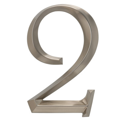 6 in. Surface Mount House Number