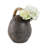 Vase Pottery Terracotta Textured Finish with Woven Handle Gray for Home Office Bedroom Living Room Decor.-186883782