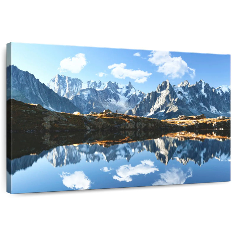 Alvord, Mont Blanc, lac du Massif, H 8 po x l 12 po