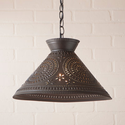 Luminaire suspendu 1 lumière à cône simple Wentworth