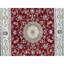 2'7"x8' Burgundy Red Nain Design 250 KPSI Wool Runner Oriental Rug 13CF1B0950C1483C9FE7D46A6490A96F