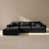 Black Chenille/Polyester Blend