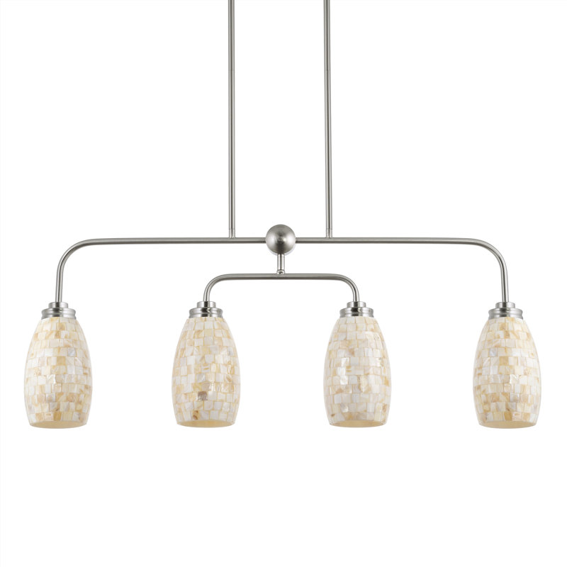 Îlot de cuisine 4 lumières Red Barrel Studio® Handson 36