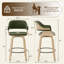 Ensemble de 3 tabourets de bar Mid-Century à hauteur de comptoir de 30 po Dowden-131580836-131580835