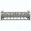 Lit de jour extensible avec couchette, lit de jour en bois avec couchette-653035234