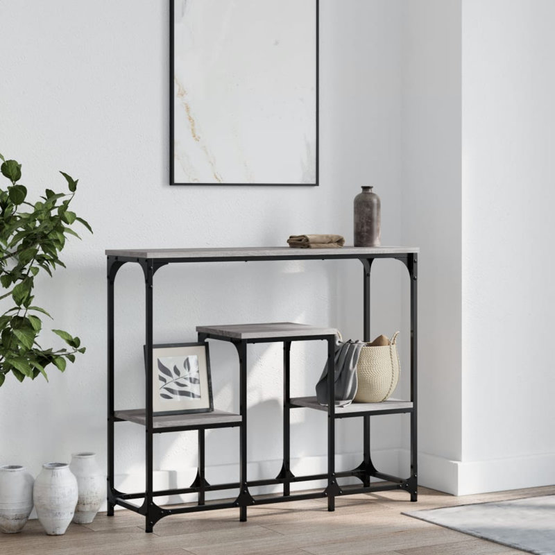 89.5cm Console Table, Grey Sonoma