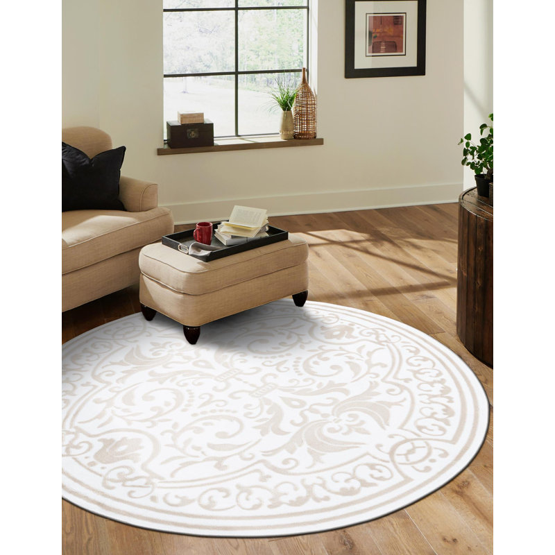 Airyana Oriental Indoor Rug, Round 6'