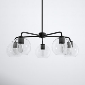 Childerley 5 - Light Sputnik Linear Chandelier