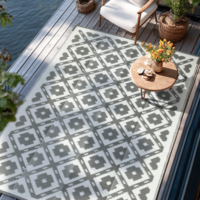 Tapis d'intérieur / extérieur noir Performance