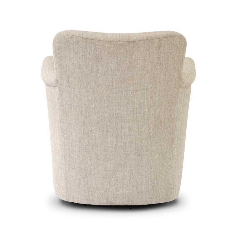 Camellia Swivel Chair, Alcala Wheat