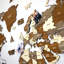 Wooden World Map Wall Art - 3D Wood Push Pin Maps - Multilayered 3D Wooden World Map-1370971772