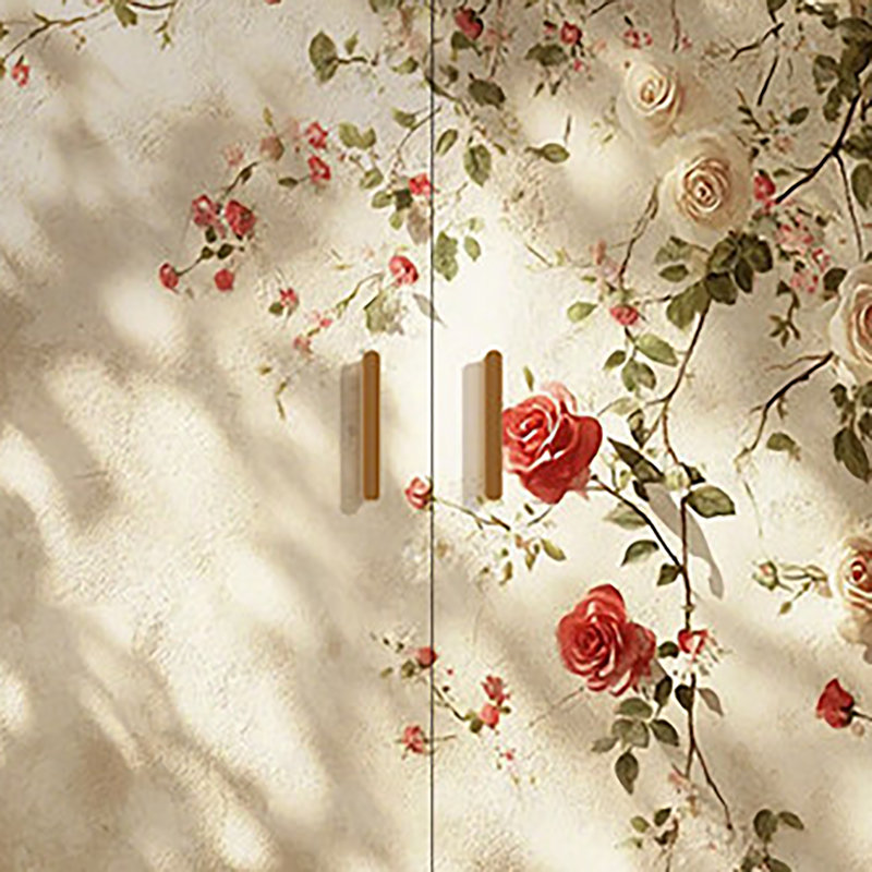Simple garde-robe de luxe rétro maison française légère