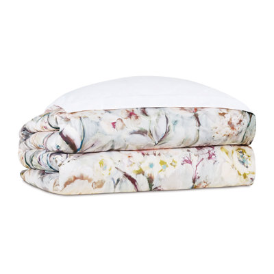 Andromeda Cotton Sateen Floral Duvet Cover