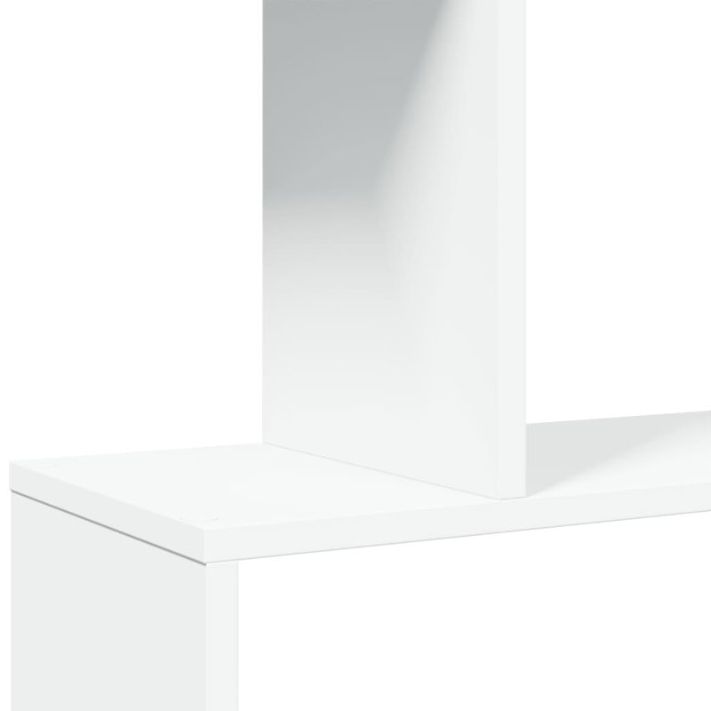 Sekai 70cm W Bookcase, (4 Shelves) 129cm H x 70cm W x 24cm D, White