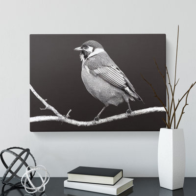 Attractive Bird - Wrapped Canvas Painting