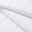 Couette 3 pièces pour grand lit avec fabrication tissée et rayures élégantes sans effort, revers en microfibre semblable au nuage, anti-dérapant, toxine