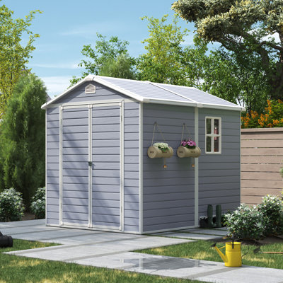 6'x8' Resin Outdoor Storage Shed