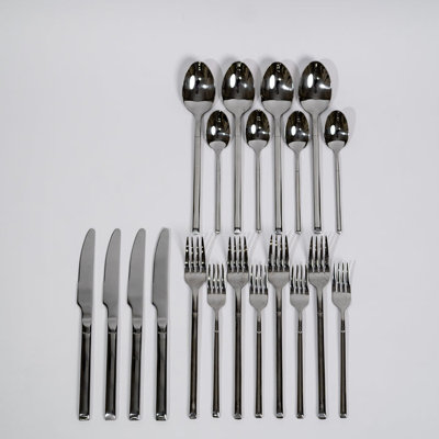 Latitude Run® Stainless Steel Flatware Set - Service for 4