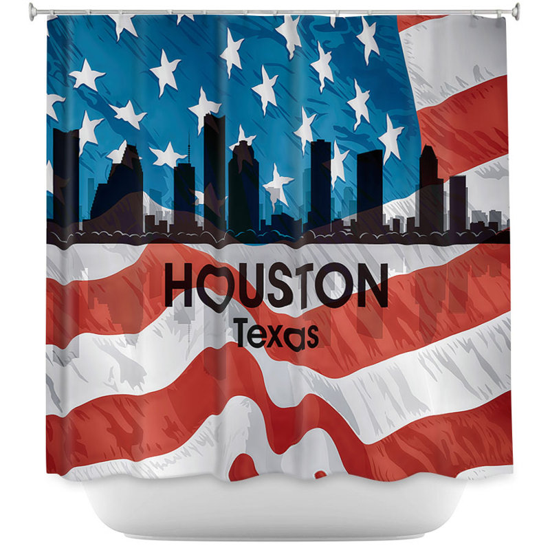 Rideau de douche simple city vi houston texas