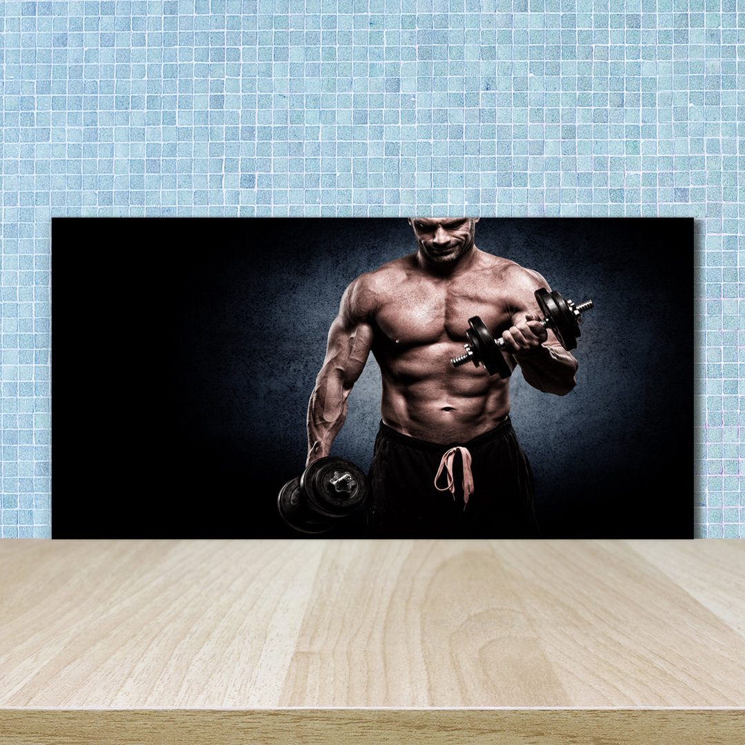 Splashback - Backsplash - Cooker Hob Wall Splashback - Kitchen Wall Panels - Heat Resistant - Toughened/Tempered Safety Real Glass - 100X50cm - Sport