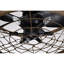 Ventilateur de plafond moderne avec télécommande Deniz 24 pouces