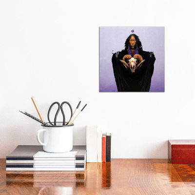 Ram Shaman by Lawrence Lee - Wrapped Canvas Print