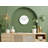 Elegant Decorative Wall Clock - 11.8 Inch Diameter, 1.8 Inch Thick | 100% Plastic Frame, Real Glass Cover | Modern White and Black Design | Perfect for Living Room, Office & Home Decor, Stylish & Functional-105523894