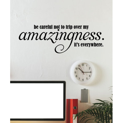 Text & Numbers Wall Decal