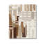 "Brown Crosshatched Motif" par Amber Sterling sur toile-1686343980