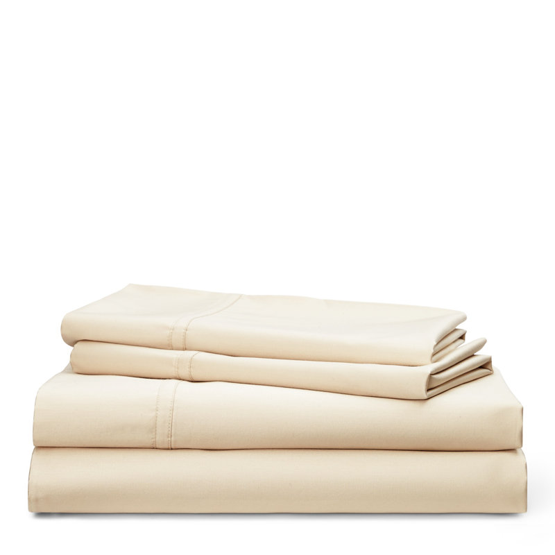 Ensemble de literie pour lit très grand 100% coton à densité de tissage 475 fils Spencer, Lin, Très grand