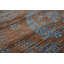 Tapis brun foncé en laine noué à la main de conception unique 18 pi 8 po 11 po x 11 pi 10 po New Age