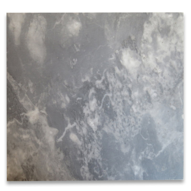 Bardiglio 12" x 12" Marble Grid Mosaic Wall & Floor Tile, Light Gray