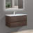 36" Floating Bathroom Vanity Modern Wall-Mounted Single Vanity with Integrated Resin Top, 2 Soft Close Drawers, Full Assembly-758105868-795876340