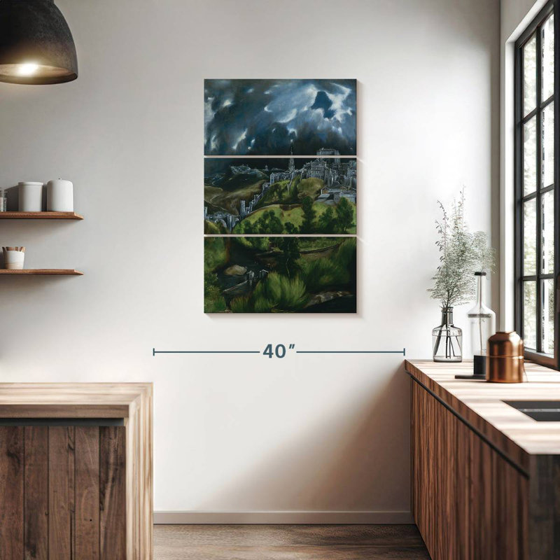 Masam View Of Toledo, 38" H x 24" W