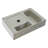 23" Wall-Mounted Single Bathroom Sink with Towel Rack