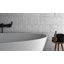 Carreau de mosaïque murale en marbre naturel cannelé adouci 12,52 po x 11,89 po-99187347