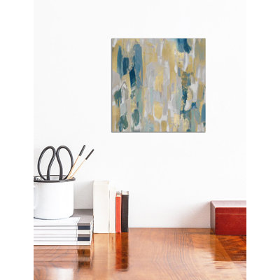 Reveal Teal II by Jennifer Martin - Wrapped Canvas Gallery-Wrapped Canvas Giclée