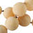 Decorative Resin Beaded Garland Sculpture Home Decor - Contemporary Shiny Beads for Table Accent or Living Room Decorations - Ivory & Tan-113164170
