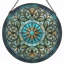 Panneau de vitrail Compass Rose, H 12 po-923831380