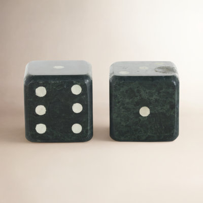 Olena Decorative Dice Bookends