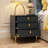 3 - Drawer Nightstand With Metal Legs-1734442854