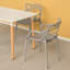 Chaise avec accoudoirs empilable Davida-1372845786