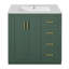 Ensemble de meuble-lavabo autoportant 30 po avec 3 tiroirs et portes à fermeture douce-1377687775