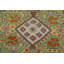Tapis indien géométrique Kazak bleu 8 x 10