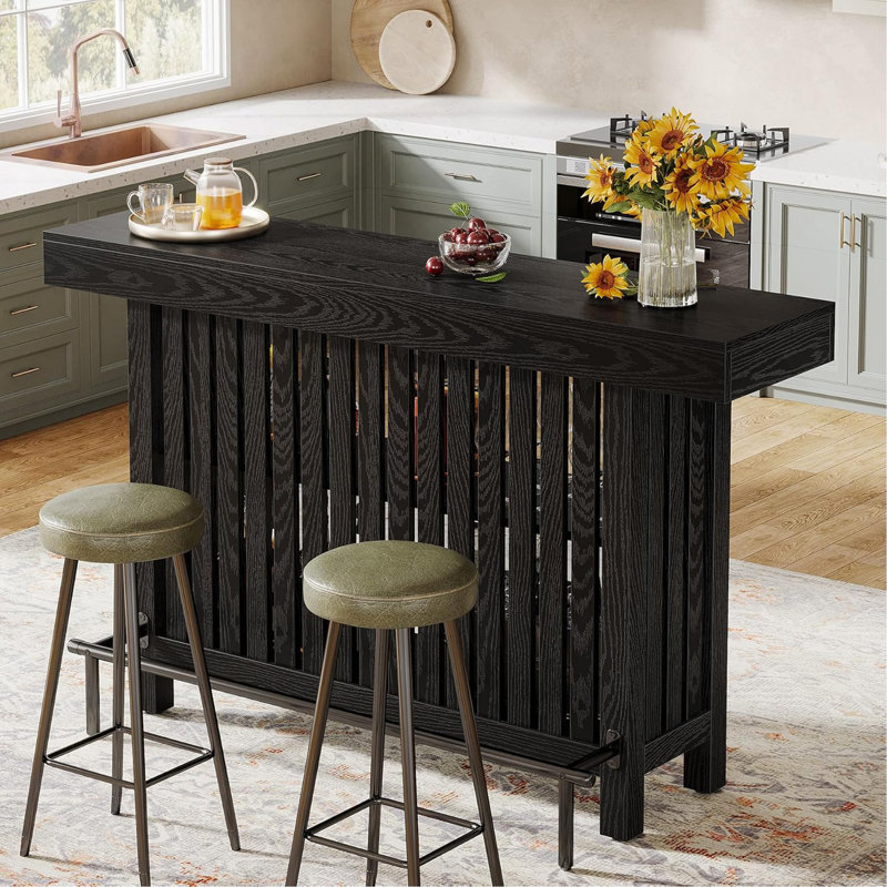 Unité de bar 63 po Modern Black