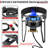 13" Single Propane Burner Stove 90,000 Btu Cast Iron Portable Outdoor Burner With 0-20 Psi Adjustable Regulator And Stainless Steel Hose Perfect For Outdoor Wok Cooking