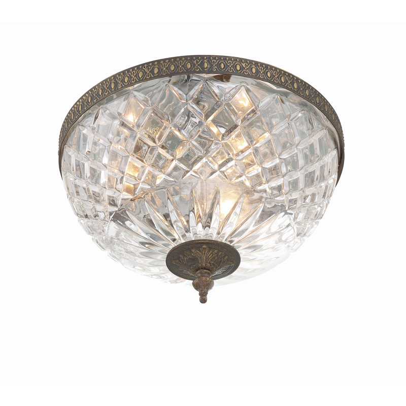 Waddell 2 - Light 12'' Simple Bowl LED Flush Mount