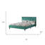 Structure de lit tapissier Madison Turquoise