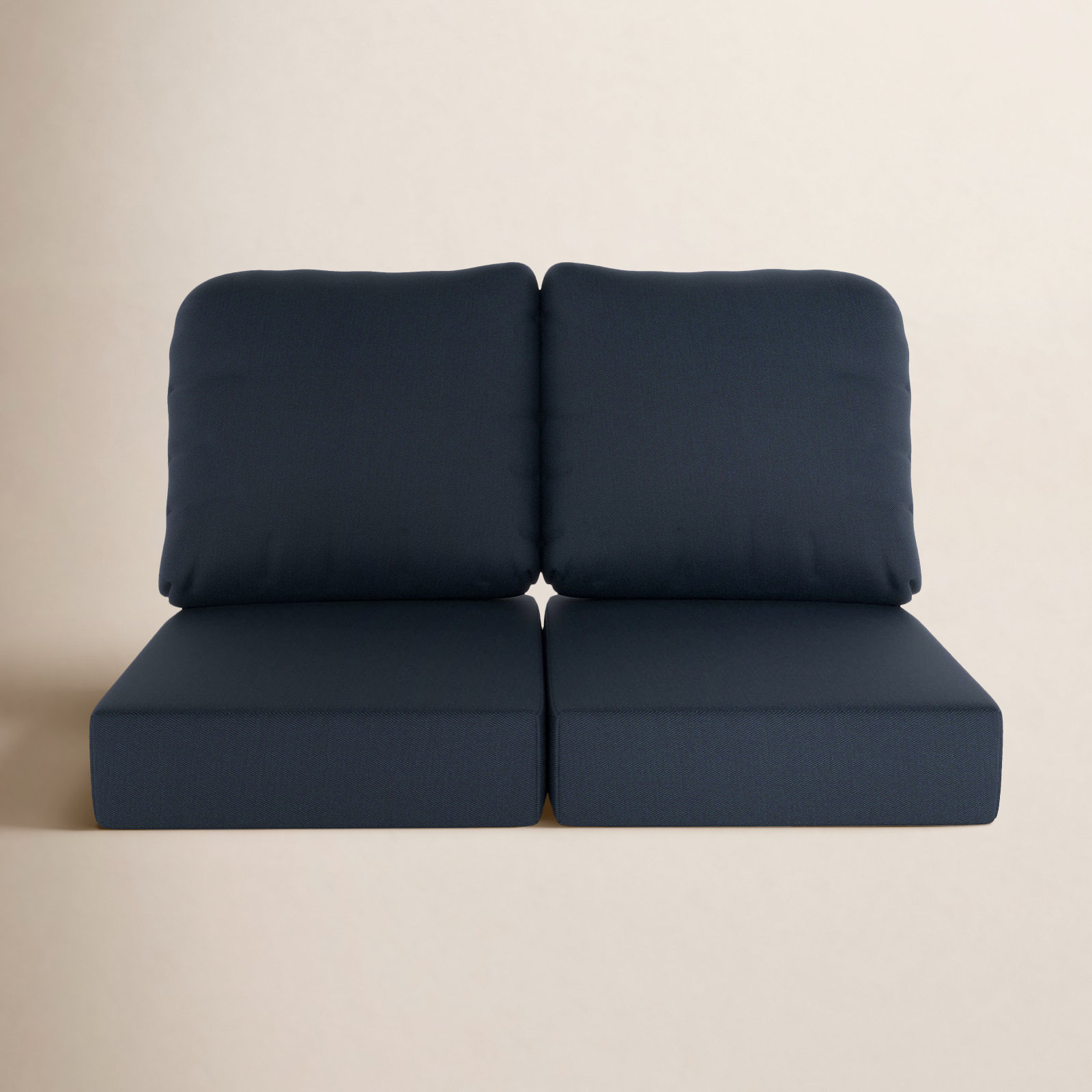 Amala 22" Sunbrella® Seat and Back Cushion, Canvas Navy Sunbrella® Canvas